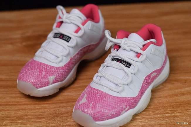Cheap TBK AH7860-106 Jordan 11 WMNS Pink Snakeskin Low Air 0705